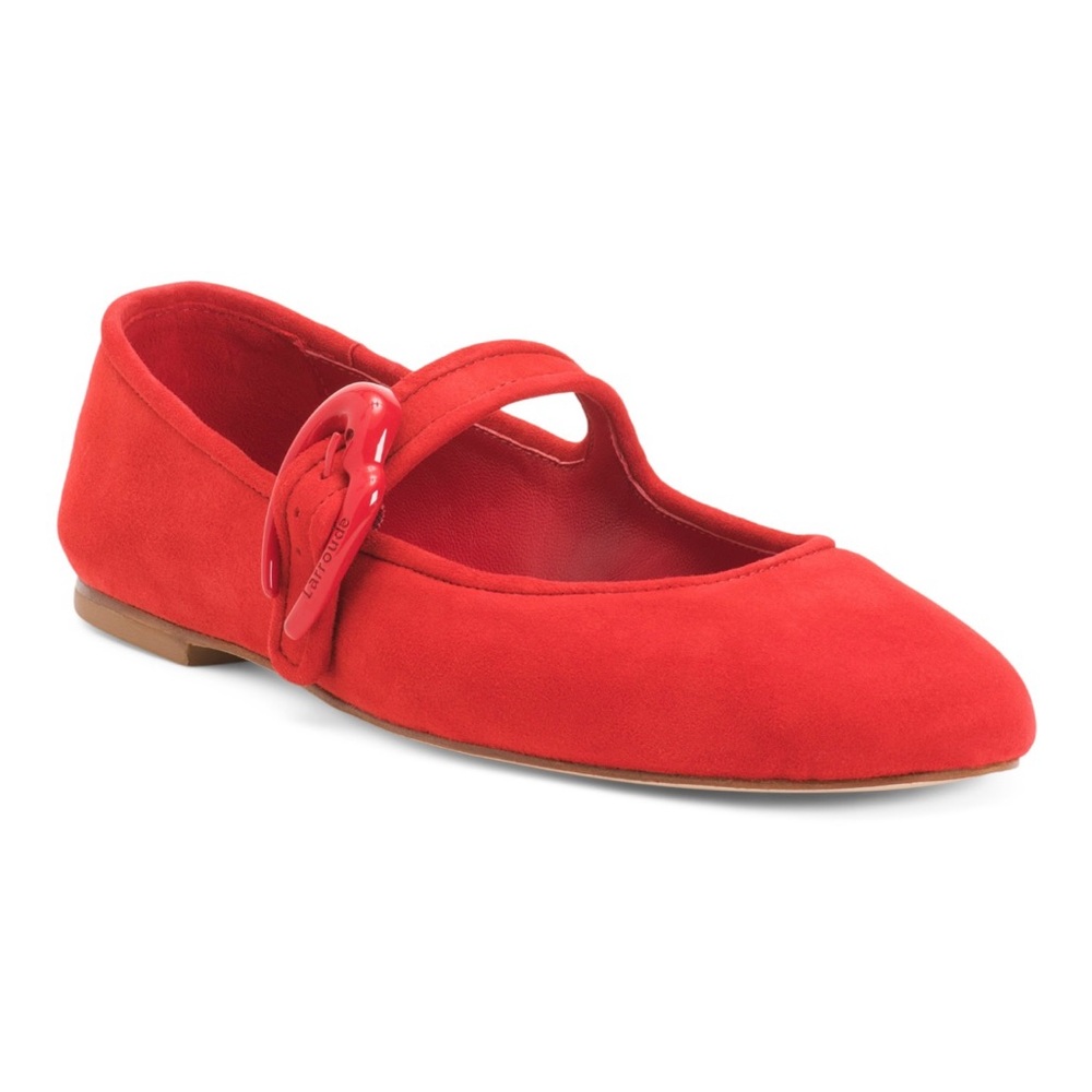 LARROUDE
Handmade In Brazil Suede Verona Ballet Flats
